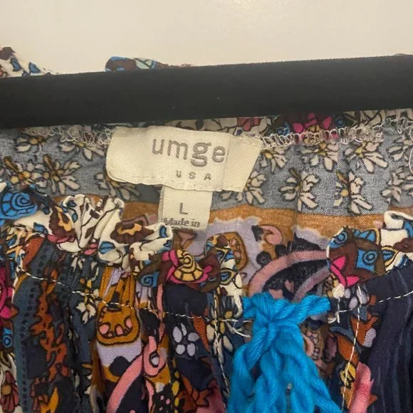 Umgee Crop Boho Blouse - Picture 3 of 4